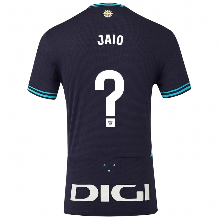 ילדים Jaio #0 כחול נייבי תכלת הרחק ג'רזי 2025/26 חולצה קצרה