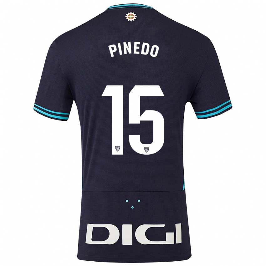 ילדים קלרה פינדו #15 כחול נייבי תכלת הרחק ג'רזי 2025/26 חולצה קצרה