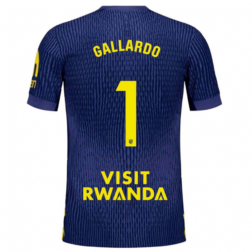 ילדים לולה גאיארדו #1 כחול נייבי צהוב הרחק ג'רזי 2025/26 חולצה קצרה