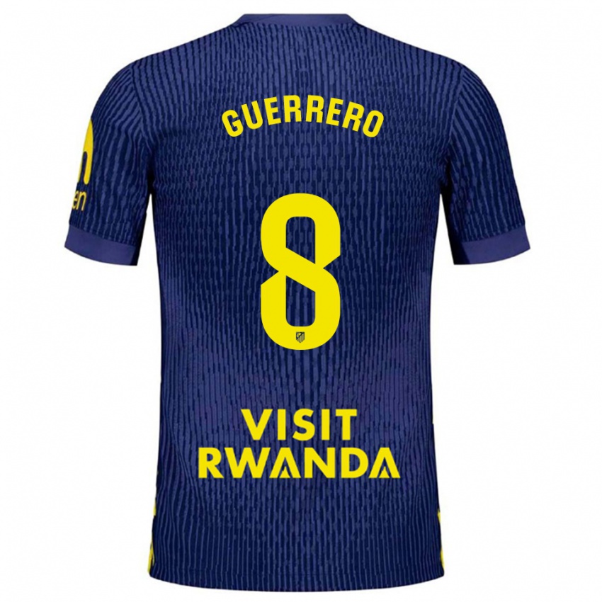 ילדים איירין גררו #8 כחול נייבי צהוב הרחק ג'רזי 2025/26 חולצה קצרה