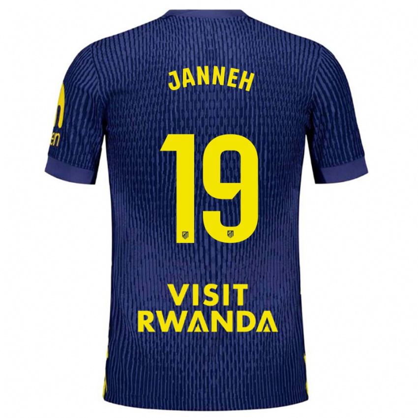 ילדים עומר ג'אנה #19 כחול נייבי צהוב הרחק ג'רזי 2025/26 חולצה קצרה