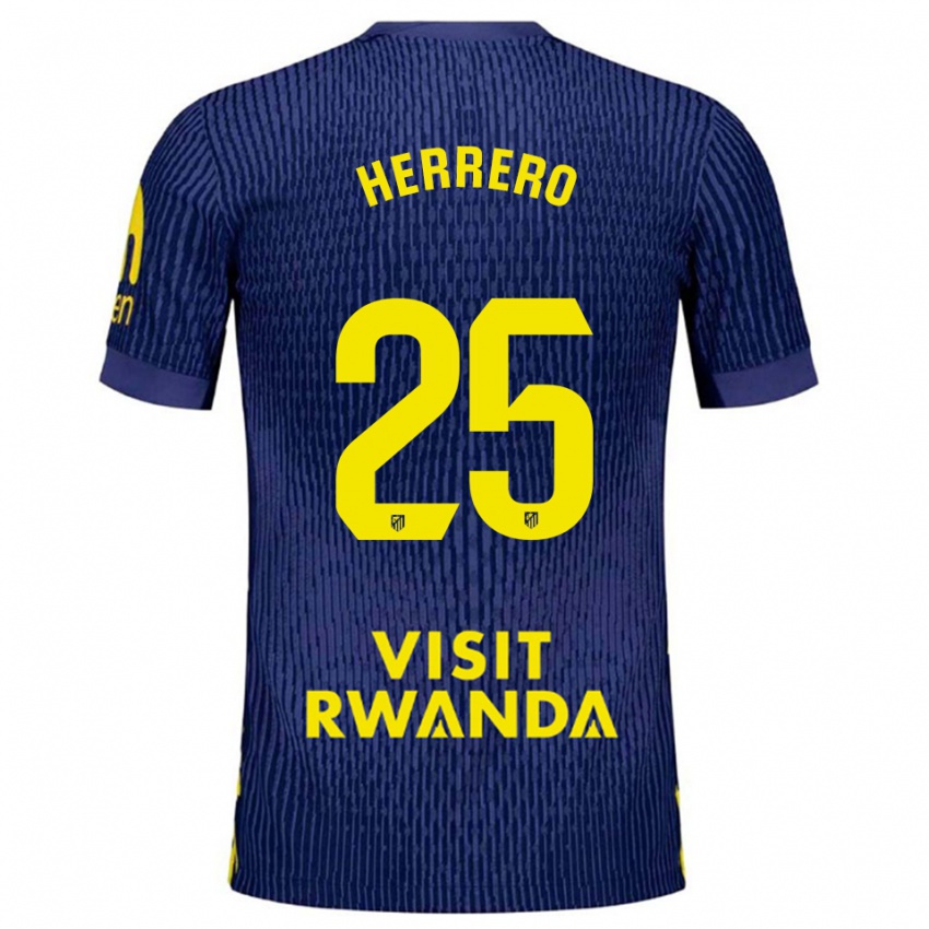 ילדים אלכס הררו #25 כחול נייבי צהוב הרחק ג'רזי 2025/26 חולצה קצרה