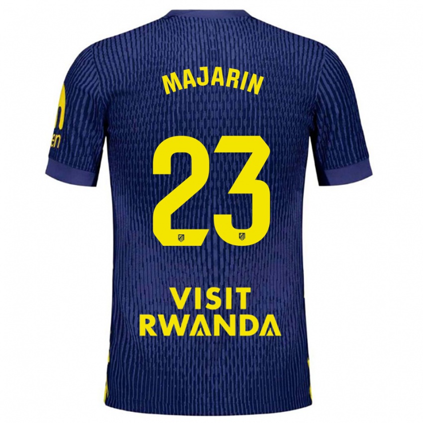 ילדים סוניה מג'ארין #23 כחול נייבי צהוב הרחק ג'רזי 2025/26 חולצה קצרה
