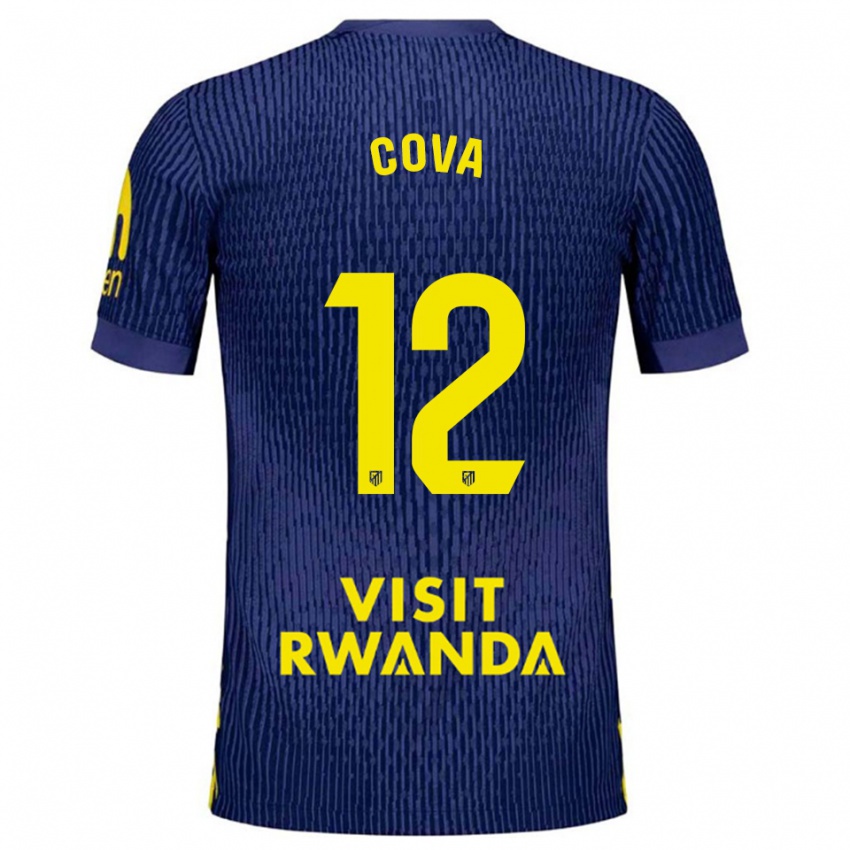 ילדים אדריאן חוסה קובה אורבינה #12 כחול נייבי צהוב הרחק ג'רזי 2025/26 חולצה קצרה