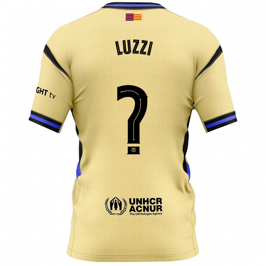 ילדים פביאן לוזי #0 צהוב שחור הרחק ג'רזי 2025/26 חולצה קצרה