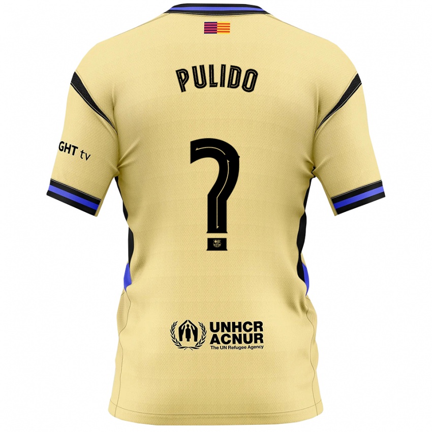 ילדים ריקארד פולידו #0 צהוב שחור הרחק ג'רזי 2025/26 חולצה קצרה