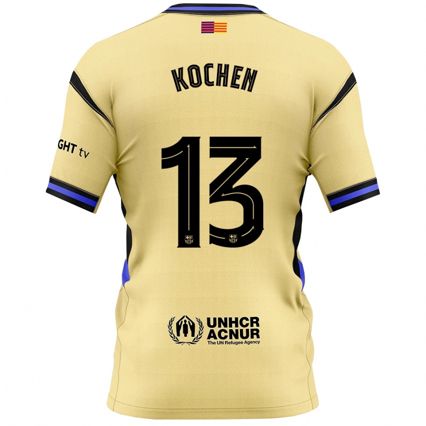 ילדים דייגו קוצ'ן #13 צהוב שחור הרחק ג'רזי 2025/26 חולצה קצרה