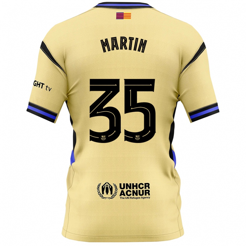 ילדים ג'רארד מרטין #35 צהוב שחור הרחק ג'רזי 2025/26 חולצה קצרה