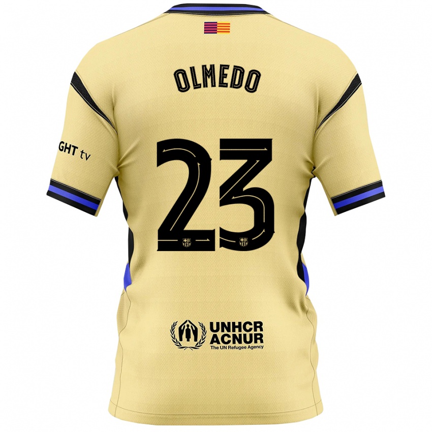 ילדים אלכסיס אולמדו #23 צהוב שחור הרחק ג'רזי 2025/26 חולצה קצרה