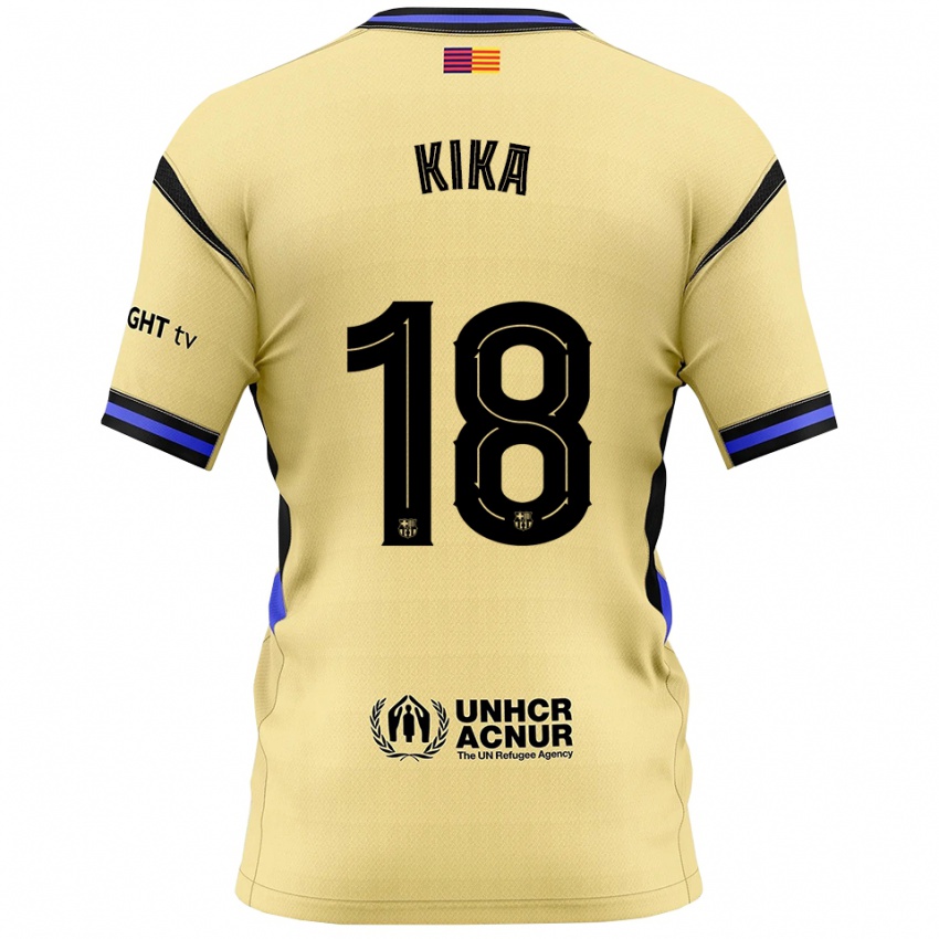 ילדים קיקה נצרת #18 צהוב שחור הרחק ג'רזי 2025/26 חולצה קצרה