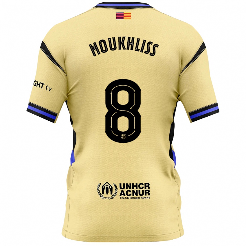 ילדים מוחה מוכליס #8 צהוב שחור הרחק ג'רזי 2025/26 חולצה קצרה