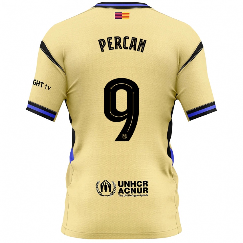 ילדים דייגו פרקן #9 צהוב שחור הרחק ג'רזי 2025/26 חולצה קצרה