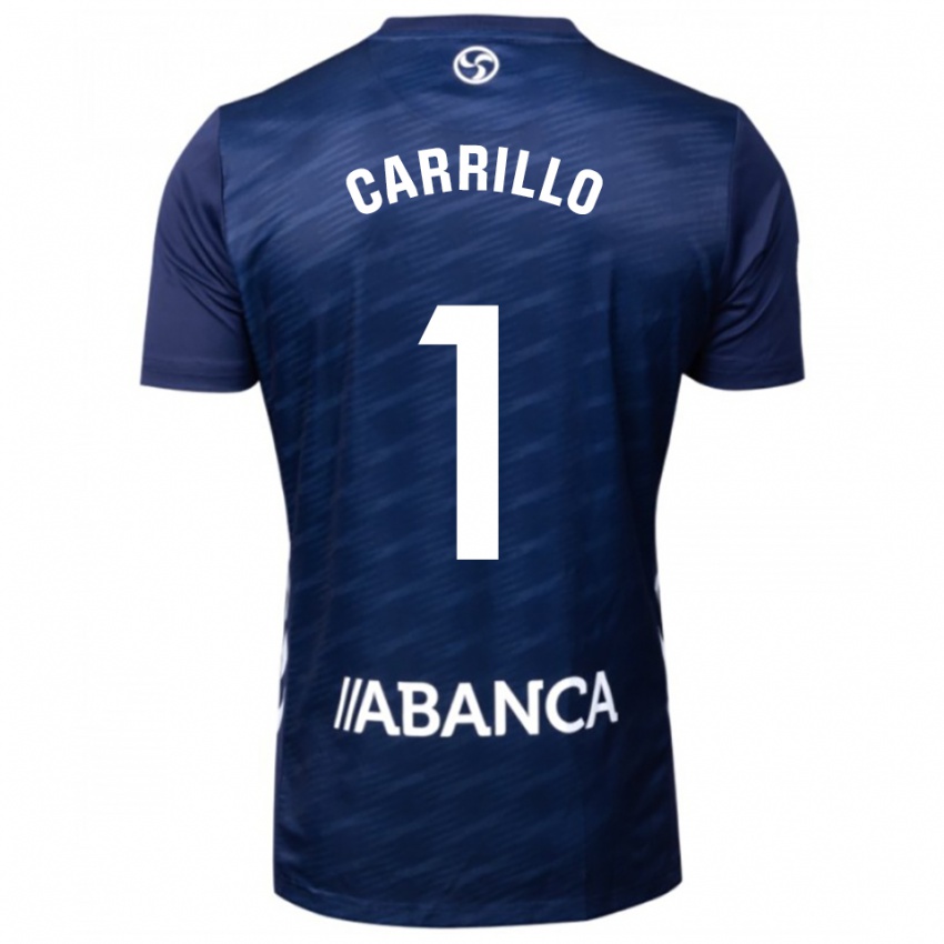 ילדים חורחה קאריו באלאה #1 כחול נייבי לבן הרחק ג'רזי 2025/26 חולצה קצרה