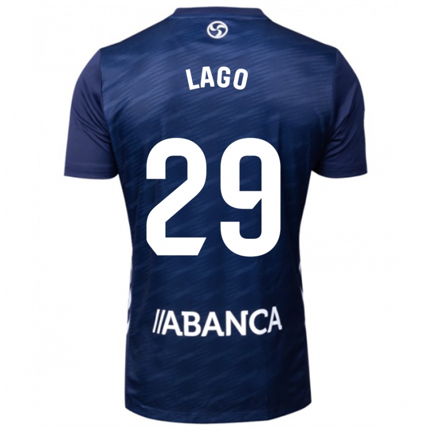 ילדים יואל לאגו אמיל #29 כחול נייבי לבן הרחק ג'רזי 2025/26 חולצה קצרה