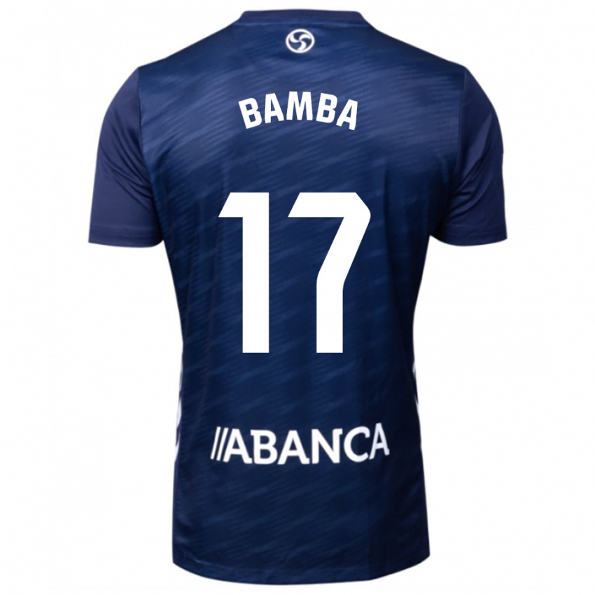 ילדים ג'ונתן במבה #17 כחול נייבי לבן הרחק ג'רזי 2025/26 חולצה קצרה