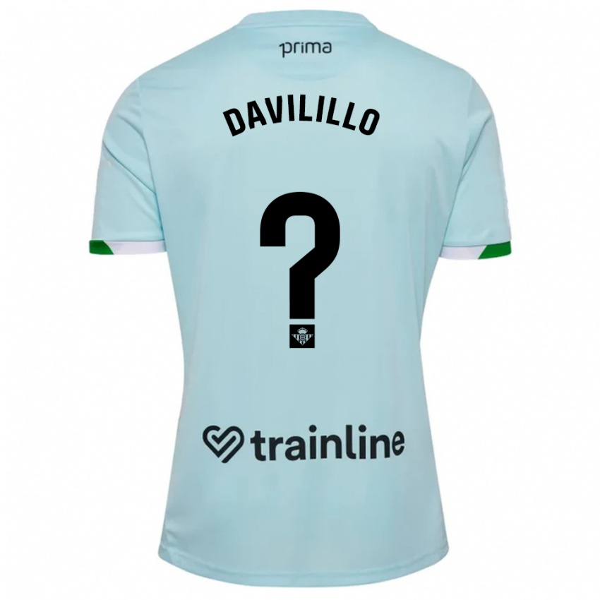 ילדים Davilillo #0 תכלת ירוק הרחק ג'רזי 2025/26 חולצה קצרה