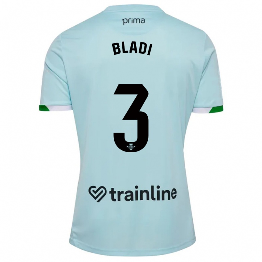 ילדים Darling Bladi #3 תכלת ירוק הרחק ג'רזי 2025/26 חולצה קצרה