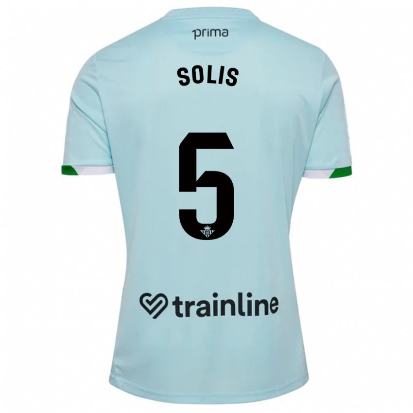 ילדים מרקוס סוליס #5 תכלת ירוק הרחק ג'רזי 2025/26 חולצה קצרה