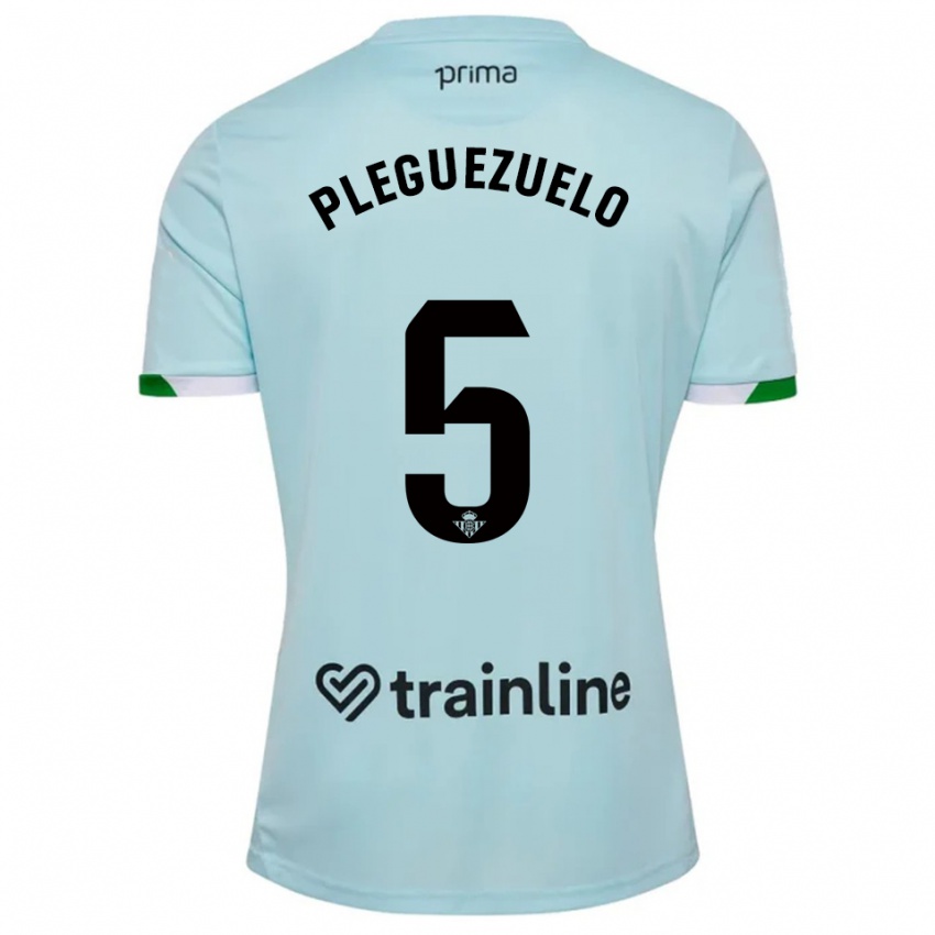 ילדים גזבייה פלגזואלו סלווה #5 תכלת ירוק הרחק ג'רזי 2025/26 חולצה קצרה