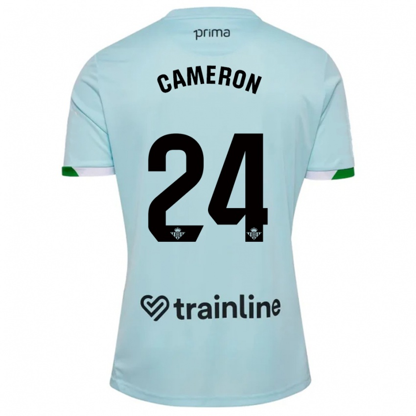 ילדים טיפאני קמרון #24 תכלת ירוק הרחק ג'רזי 2025/26 חולצה קצרה