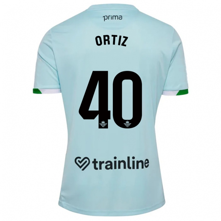 ילדים אנחל אורטיז #40 תכלת ירוק הרחק ג'רזי 2025/26 חולצה קצרה