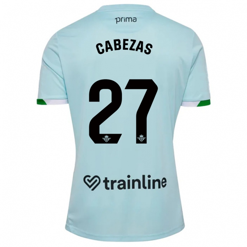 ילדים Ángela Cabezas #27 תכלת ירוק הרחק ג'רזי 2025/26 חולצה קצרה