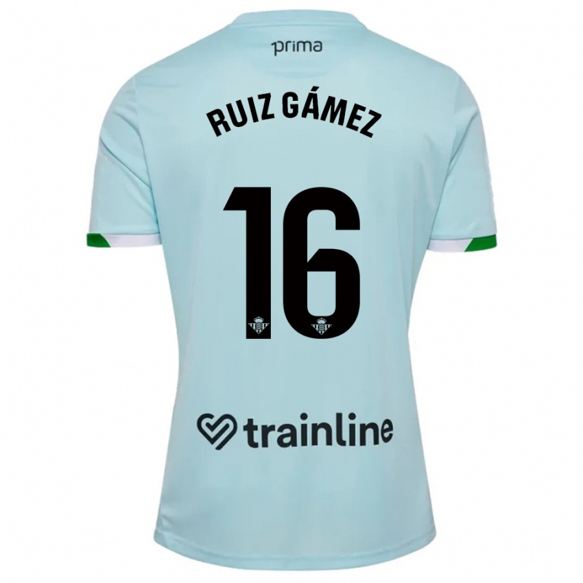 ילדים מריה רואיז #16 תכלת ירוק הרחק ג'רזי 2025/26 חולצה קצרה