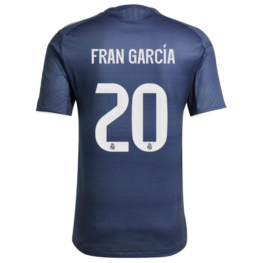 ילדים פרנסיסקו חוסה גרסיה טורס #20 כחול נייבי כסוף הרחק ג'רזי 2025/26 חולצה קצרה