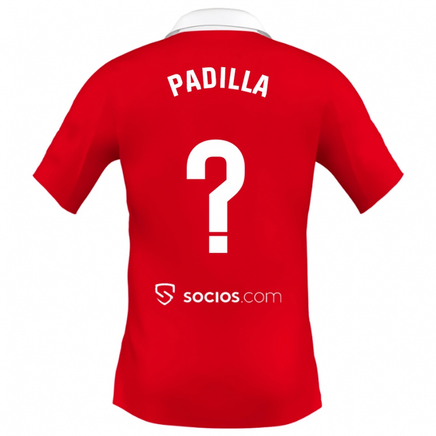 ילדים נטליה פאדייה #0 אדום לבן אפור הרחק ג'רזי 2025/26 חולצה קצרה