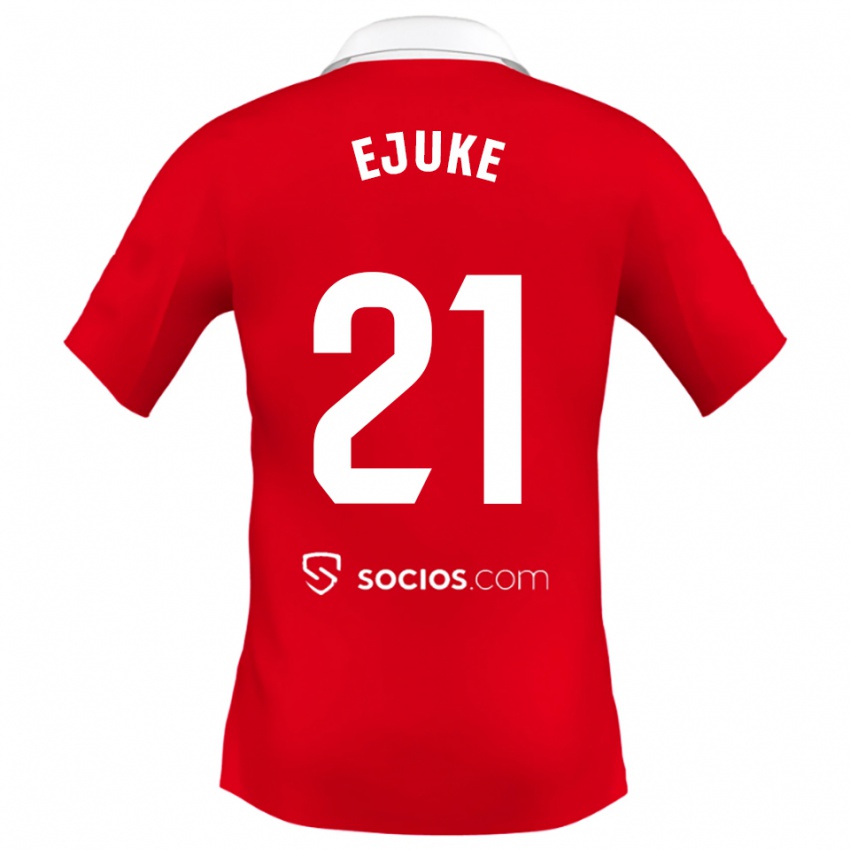 ילדים צ'ידרה אג'וקה #21 אדום לבן אפור הרחק ג'רזי 2025/26 חולצה קצרה