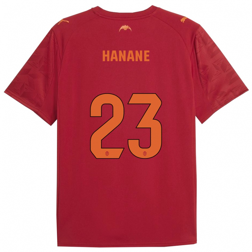 ילדים חנאן איית אל חאג' #23 אדום כתום הרחק ג'רזי 2025/26 חולצה קצרה