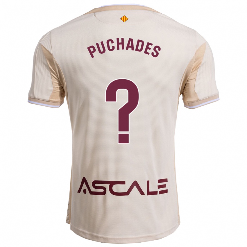 ילדים Fran Puchades #0 לבן שמנת בורדו הרחק ג'רזי 2025/26 חולצה קצרה