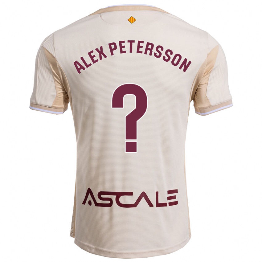 ילדים Max Alex Petersson #0 לבן שמנת בורדו הרחק ג'רזי 2025/26 חולצה קצרה