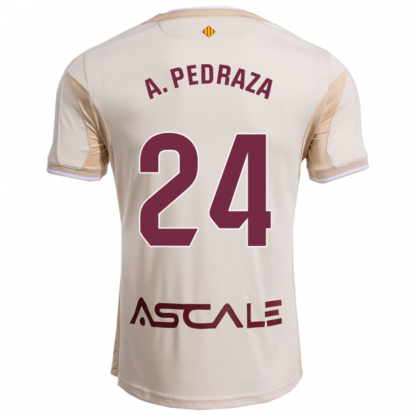 ילדים אלפונסו פדראסה #24 לבן שמנת בורדו הרחק ג'רזי 2025/26 חולצה קצרה