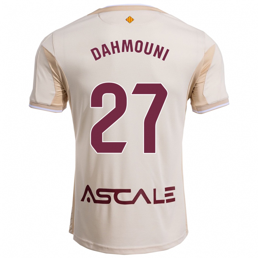 ילדים מהא דחמוני #27 לבן שמנת בורדו הרחק ג'רזי 2025/26 חולצה קצרה