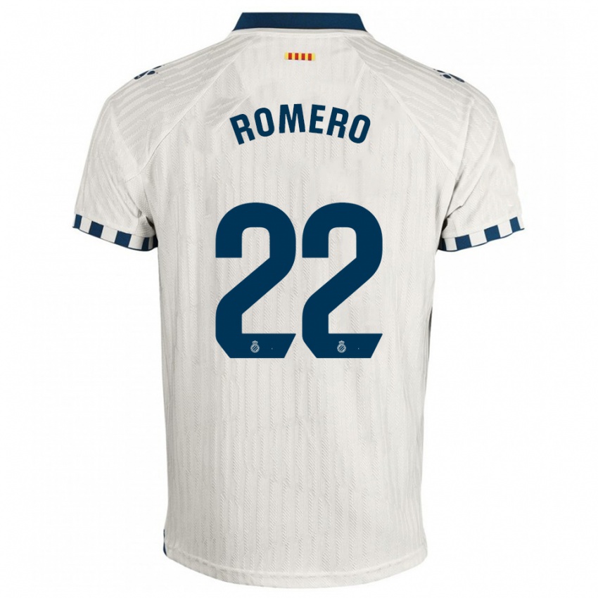 ילדים Carlos Romero #22 לבן כחול הרחק ג'רזי 2025/26 חולצה קצרה