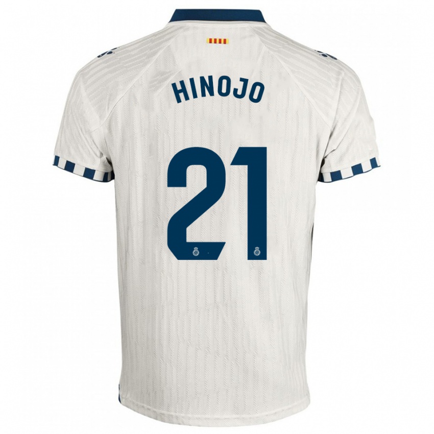 ילדים רוג'ר הינוחו #21 לבן כחול הרחק ג'רזי 2025/26 חולצה קצרה