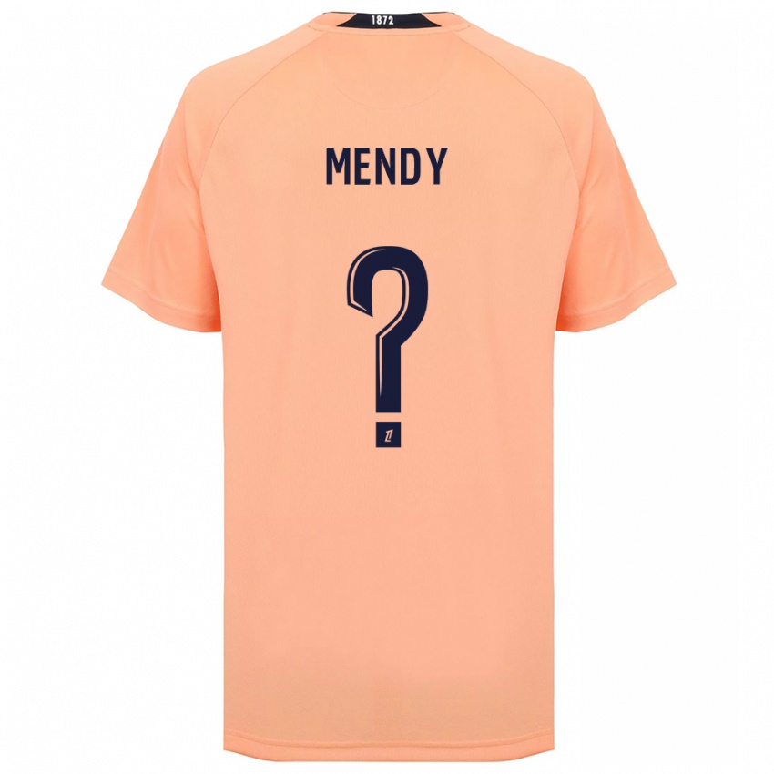 ילדים Dahirs Mendy #0 כתום כחול הרחק ג'רזי 2025/26 חולצה קצרה