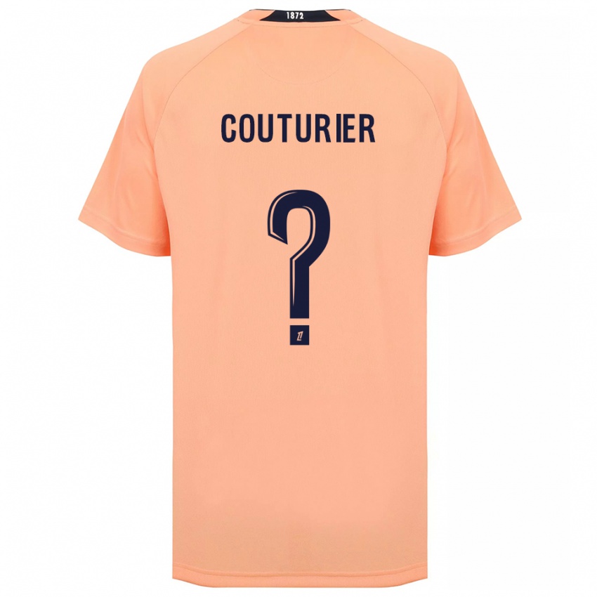 ילדים Enzo Couturier #0 כתום כחול הרחק ג'רזי 2025/26 חולצה קצרה