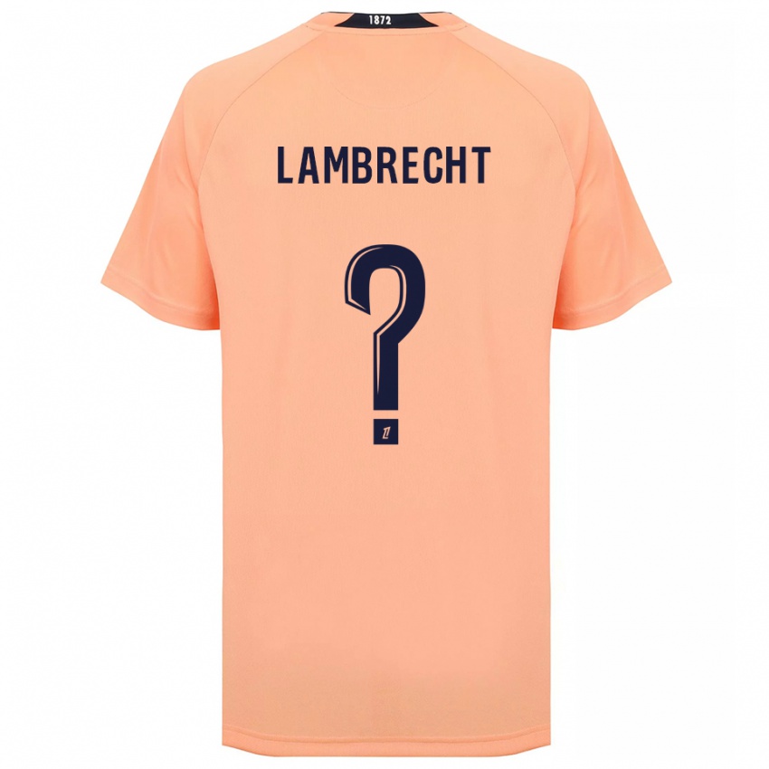 ילדים נועה למברכט #0 כתום כחול הרחק ג'רזי 2025/26 חולצה קצרה