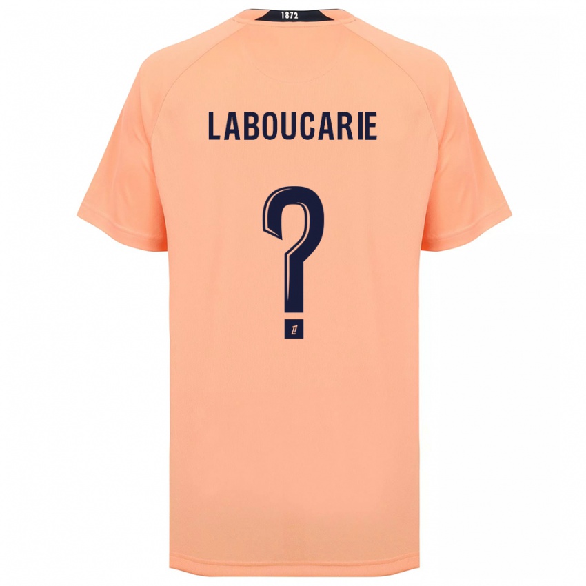 ילדים Luna Laboucarie #0 כתום כחול הרחק ג'רזי 2025/26 חולצה קצרה