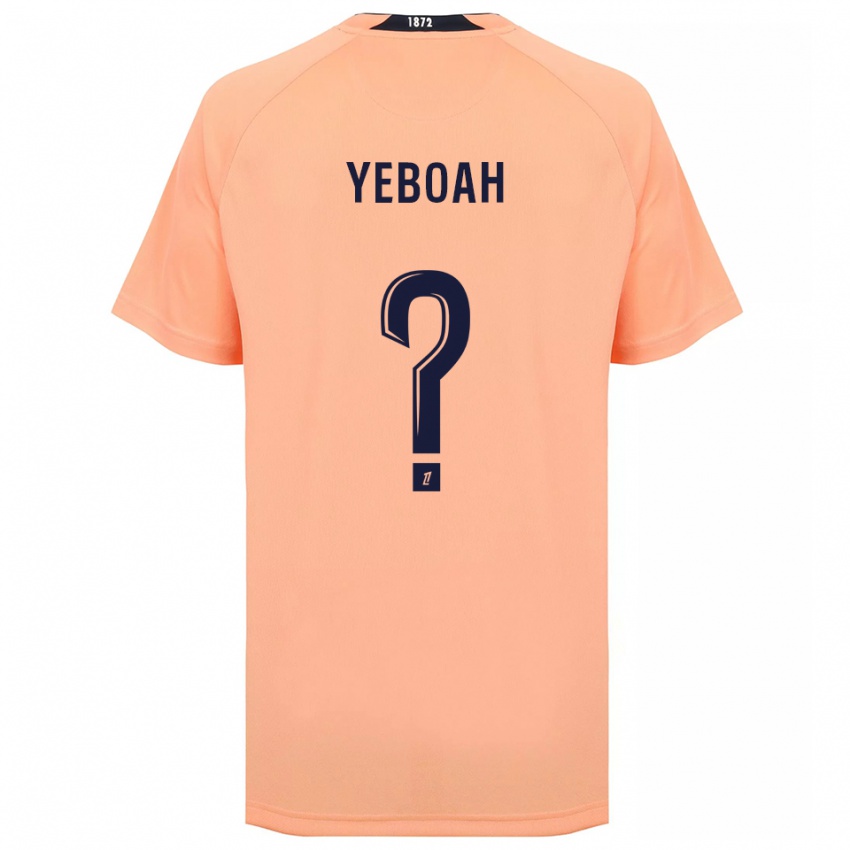 ילדים Ananée Yeboah #0 כתום כחול הרחק ג'רזי 2025/26 חולצה קצרה