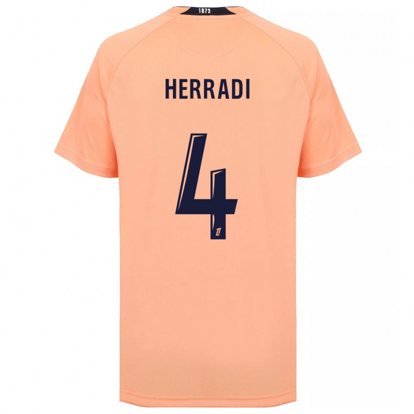 ילדים זייד הראדי #4 כתום כחול הרחק ג'רזי 2025/26 חולצה קצרה