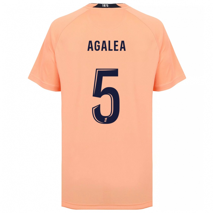 ילדים Nathan Agalea #5 כתום כחול הרחק ג'רזי 2025/26 חולצה קצרה