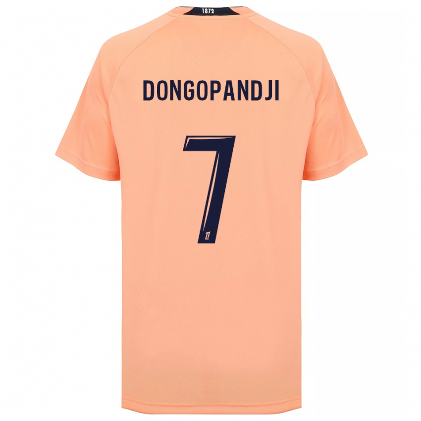 ילדים Hakim Dongopandji #7 כתום כחול הרחק ג'רזי 2025/26 חולצה קצרה