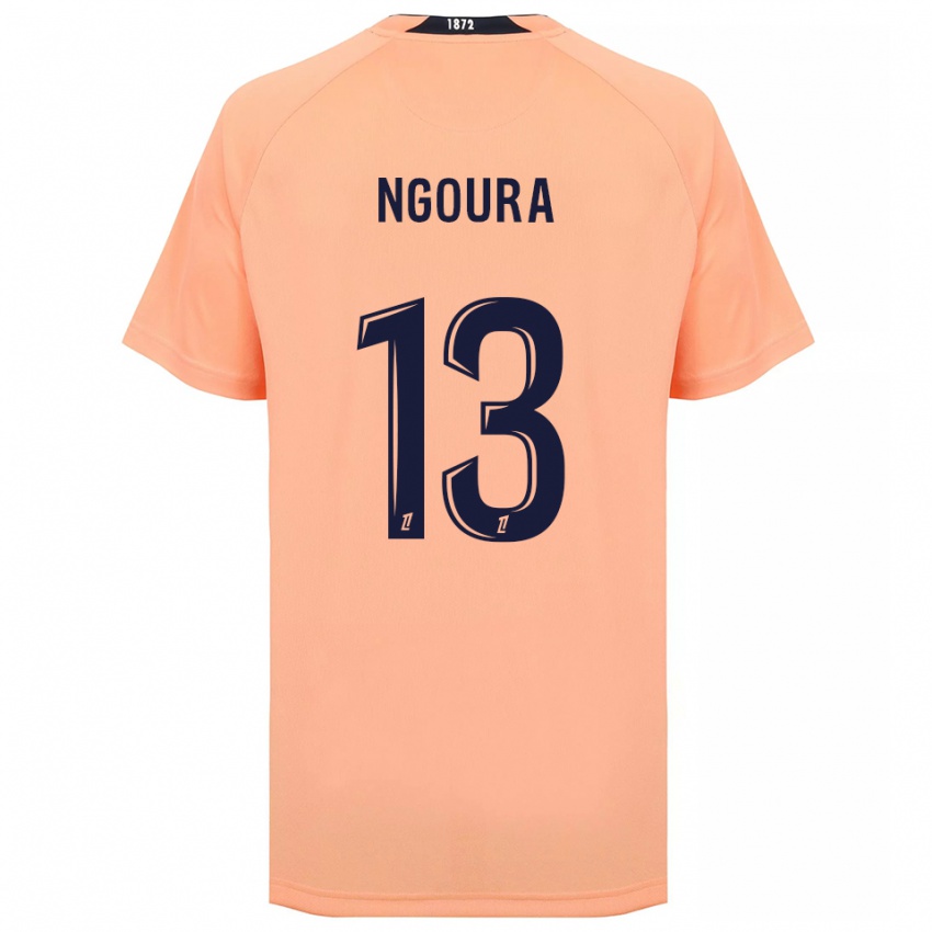 ילדים Steve Ngoura #13 כתום כחול הרחק ג'רזי 2025/26 חולצה קצרה