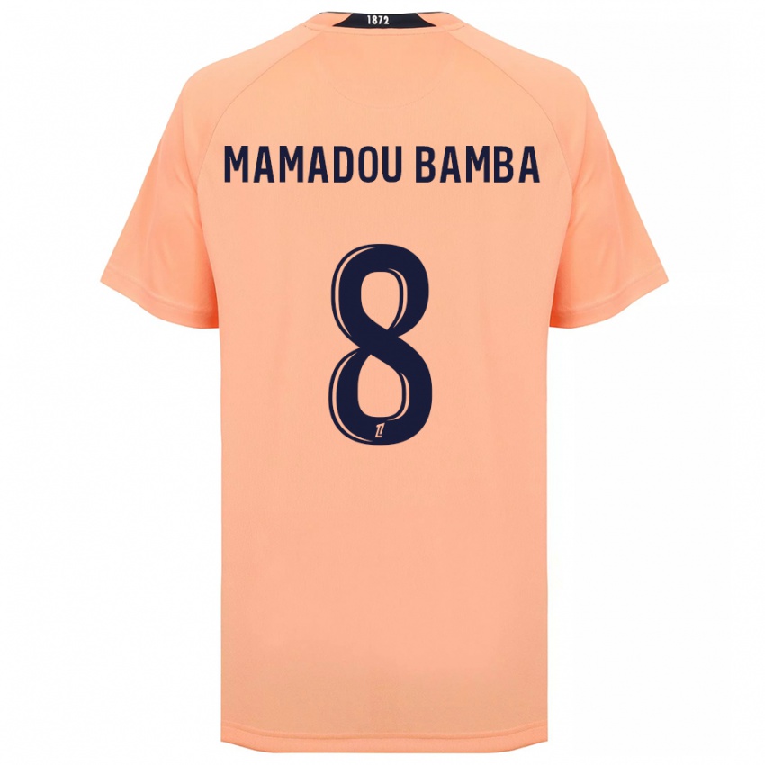 ילדים Ben Mamadou Bamba #8 כתום כחול הרחק ג'רזי 2025/26 חולצה קצרה