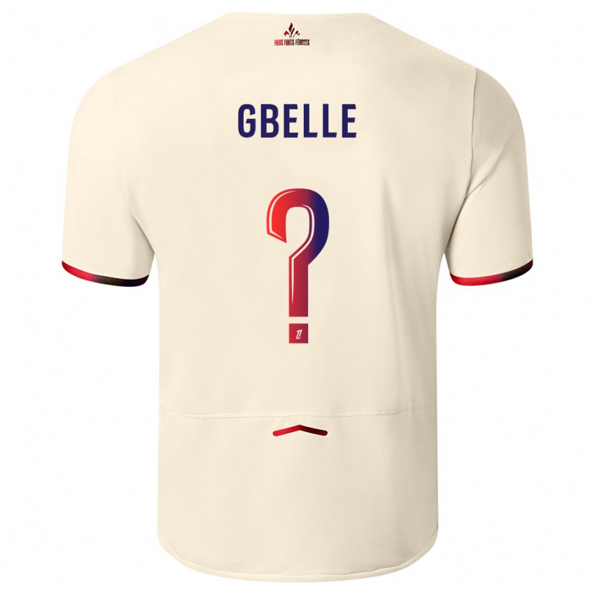 ילדים Arthur Gbelle #0 לבן שמנת אדום הרחק ג'רזי 2025/26 חולצה קצרה