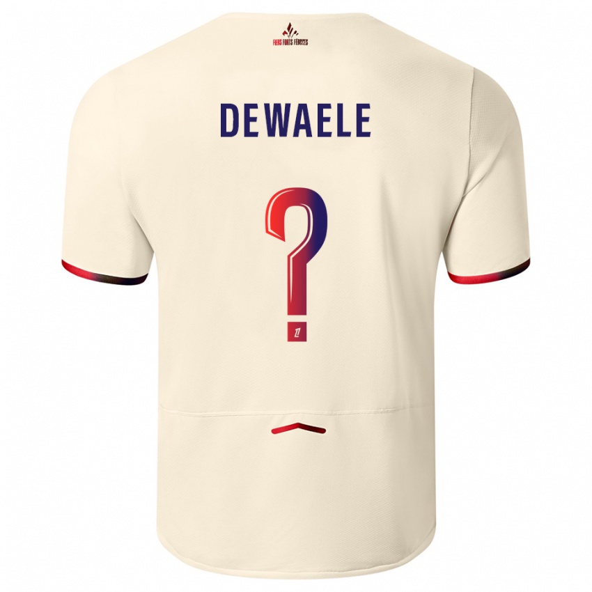 ילדים אלינה דוואלה #0 לבן שמנת אדום הרחק ג'רזי 2025/26 חולצה קצרה