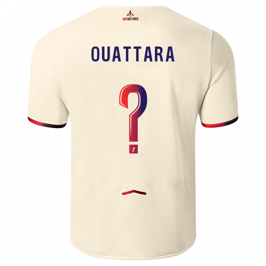 ילדים פאדיגה אואטרה #0 לבן שמנת אדום הרחק ג'רזי 2025/26 חולצה קצרה